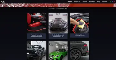 Imagine pentru proiectul Site de Prezentare pentru Servicii Detailing Auto